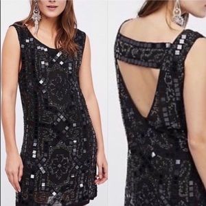 Free People Black Sparkle Dress
